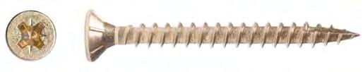 SCREW R-TS Chipboard screws (cont.) Index Drive Screw Quantity Diameter Length Box Outer Pallet mm mm pcs pcs pcs 11.90 11.49 12.93 8.21 9.65 10.98 15.80 10.06 11.90 14.