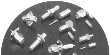 connectors are subminiature units designed to provide high electrical performance for microwave applications up to 18GHz.