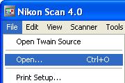 The Nikon Scan Applet When Nikon Scan is used as a stand-alone application, images can be saved, viewed, and printed in image windows opened in the Nikon Scan applet.