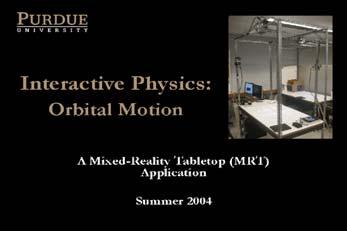 Students can experiment with the effects of mass and velocity Fluid Dynamics Flow lines are rendered to show fluid motion around objects placed on the tabletop Interactive Physics: Orbital Motion