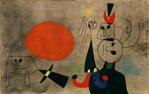 Joan Miro: Constantly tried to banish reason and loosen the unconscious.