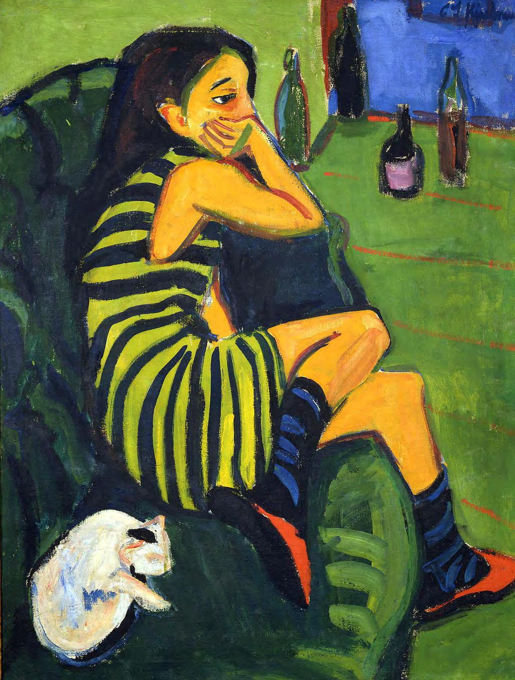Ernst Ludwig Kirchner The early leader of Die Brucke Like Van Gogh, he was emotional, sensitive, and suffered from depression. His work was declared degenerate in 1937.