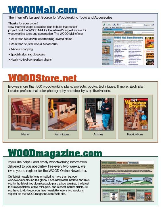 The Internet s Largest Source for Woodworking Tools & Accessories Thanks for your order!