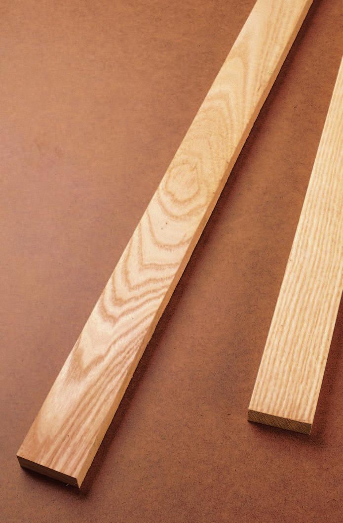 Gather your materials Consider wood species, thickness, and width as you plan your lamination.
