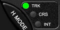 Track Mode (TRK) The track mode (TRK) is used for automatic tracking of a GPS flight plan. It is also used to GOTO a waypoint directly as selected in the GPS.