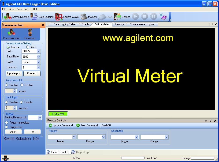 1 Introduction Preparing Your Multimeter Refer to the Agilent GUI Data ger Software Help and Quick Start Guide for more information on the IR communication link and the Agilent GUI Data ger software.
