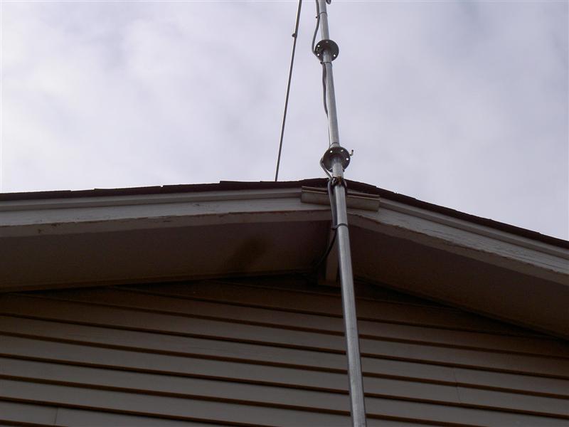 Mounting Here is an example of a ground mounted push-up mast