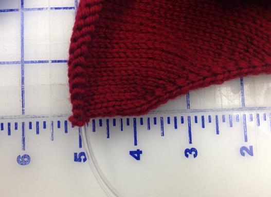 Rnd 4 K1, M1L, K1, M1R, K1 (5 sts on each needle) Rnd 5 K all sts Rnd 6 K1, M1L, K to last st, M1R, K1 Rnd 7 K all sts Repeat Rnds 6 and 7 until 55 stitches are on each needle.