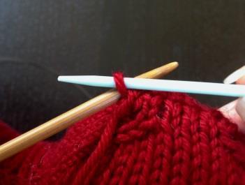 just by pulling at the yarn with your tapestry needle if the stitch size needs to be adjusted.