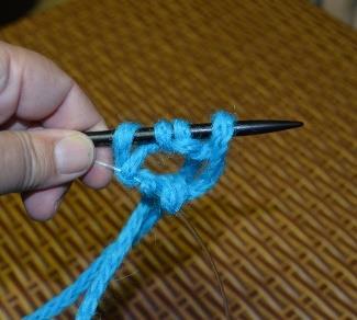 onto the needle rope.