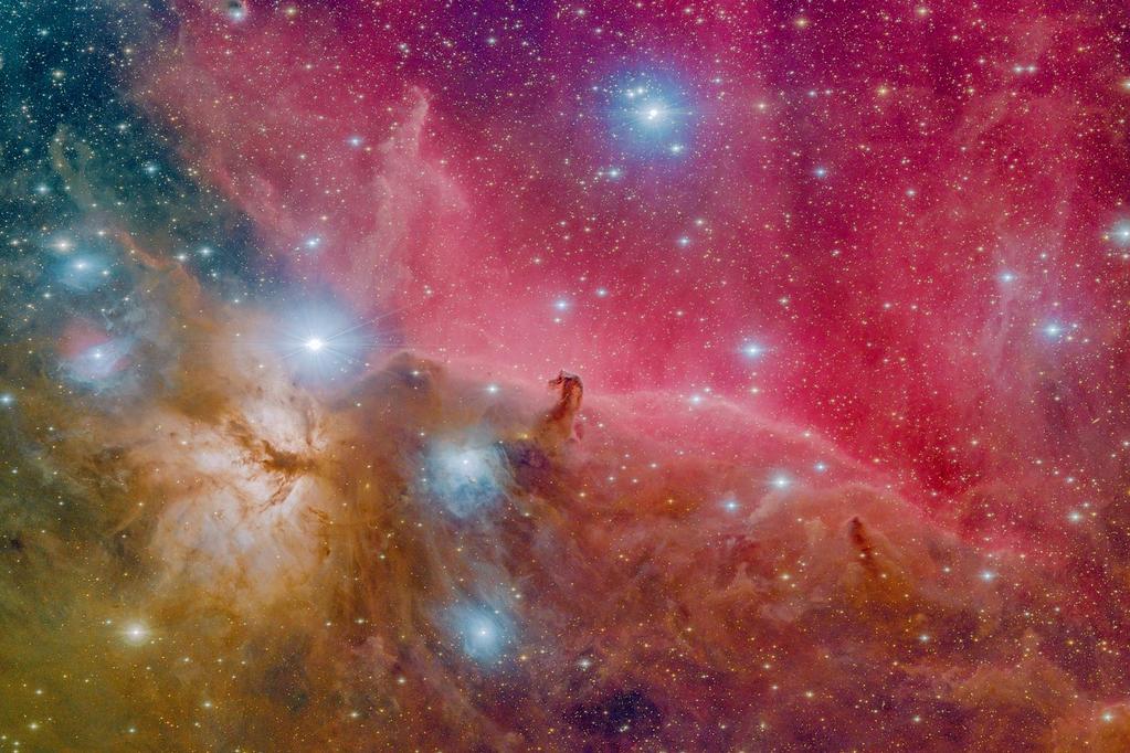 QHY128C, 24million full frame cold CMOS for Horsehead nebula at the Orion s