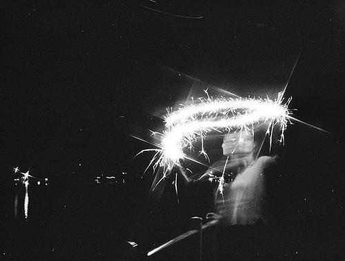 Beaton 2008 TOP: Flashlights and sparklers can be used to sketch out