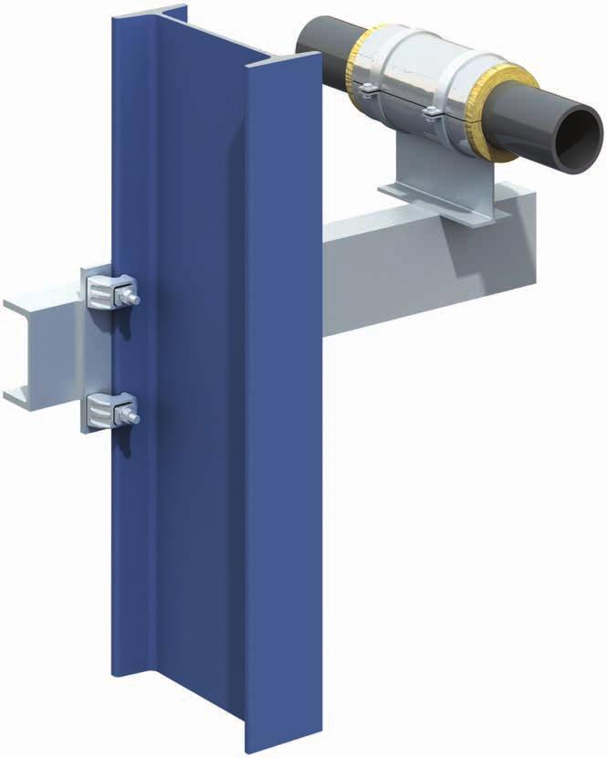 12 Girder Clamps by Lindapter Type AAF This adjustable High Slip Resistance (HSR) clamp is easy to install and provides high load capacities even in low temperature environments.