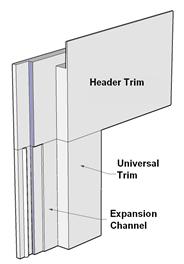 UNIVERSAL TRIM/CORNERS - FOR NUCEDAR CLAPBOARD INSTALLA- TION WITH/WITHOUT PUSH LOCK INSERTS Our Universal Trim & Corners are perfect for the