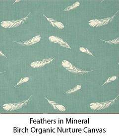 Mineral from the Organic Cotton collection by Charley Harper Nuture for Birch Fabricsfor the lining.