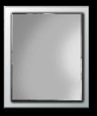 Oasis Overlay Toughened Clear or Frosted glass or the option of