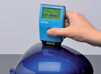 micro-wave-scan Orange Peel and DOI measurement Now you can measure Orange Peel and DOI on small and curved surfaces: Automotive add-on parts like bumpers, gas tank doors, mirror housings, door