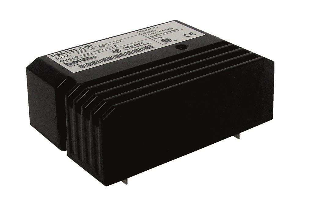 Features RoHS lead-free-solder and lead-solder-exempted products are available Compliant to EN 45545 (version V04 or later) Input voltage up to 44 VDC Single output 5 to 48 V No input-to-output