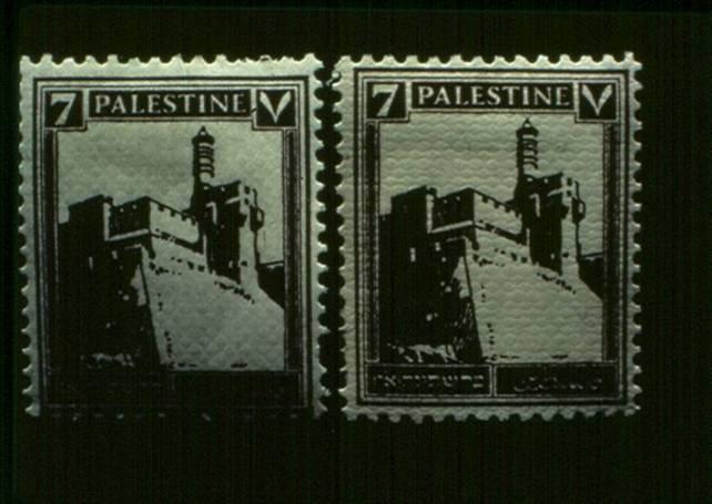 Slide 18 Shown here are two copies of the 7 mils stamp.