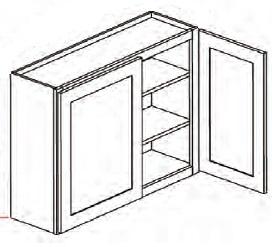 61 W1230 Wall Cabinet - 12"W x 12"D x 30"H - 1 Door - 2 Shelves $135.19 W1530 Wall Cabinet - 15"W x 12"D x 30"H - 1 Door - 2 Shelves $158.
