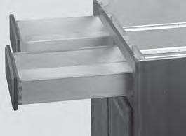 rated load capacity Undermount guides not available in Extreme construction; Extreme comes standard with side-mounted drawer guides