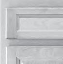 DOOR STYLE OFFERINGS Advanta Cabinets offers two door overlay styles: Full Overlay and Standard Reveal. Full Overlay doors have little visible frame.