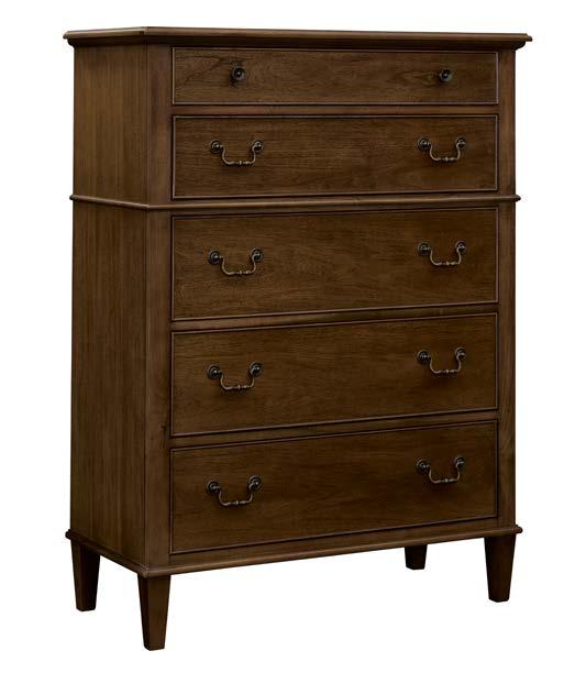 bedroom bedroom 110-240 Chest of Drawers W39 1/4 D18 H52 in. Five Drawers.