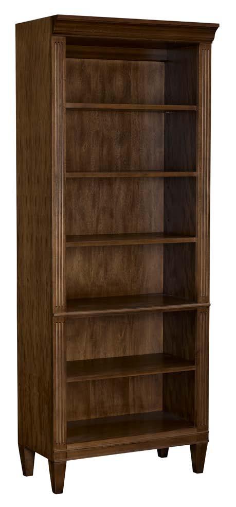 living & family rooms living & family rooms 110-900 Bookcase W27 5/8 D16 H72 in. Four adjustable shelves, one fixed shelf.