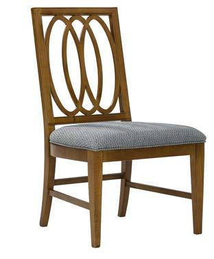 70742-82 CLIN#: 2204-SB 110-721 Side Dining Chair W23 D24 1/2 H39 1/2 in. Seat height: 19 1/4 in.