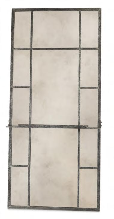 Available only as shown above and right 71B-831 PAXTON FLOOR MIRROR Wrought