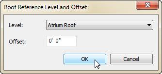 On the Architecture tab, on the Build panel, click the Roof drop-down button and choose: Roof by Extrusion. 3.