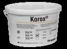 safety institutes Availability Contents Presentation Qty REF Korox 250 (250 µm) 8 kg canister 1 46014 Korox 250 (250 µm) large pack 20 kg tub 1 54300 Korox 110 (110 µm) 8 kg canister 1 46044 Korox