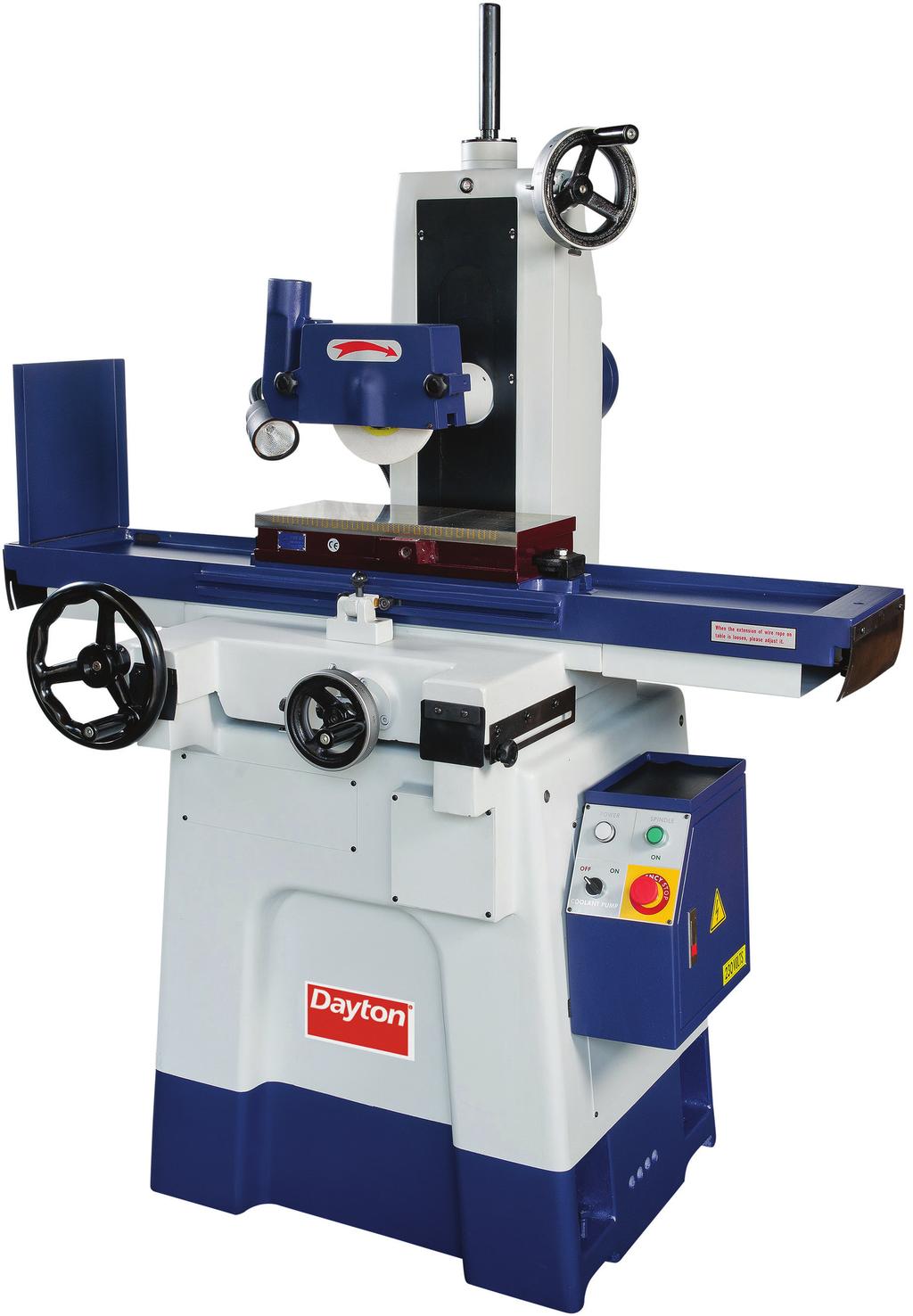 8" X 18" SURFACE GRINDER Dayton's 8 x 18 manual surface grinder is an indispensable metalworking machine for toolrooms as well as production applications to produce high-quality close exacting