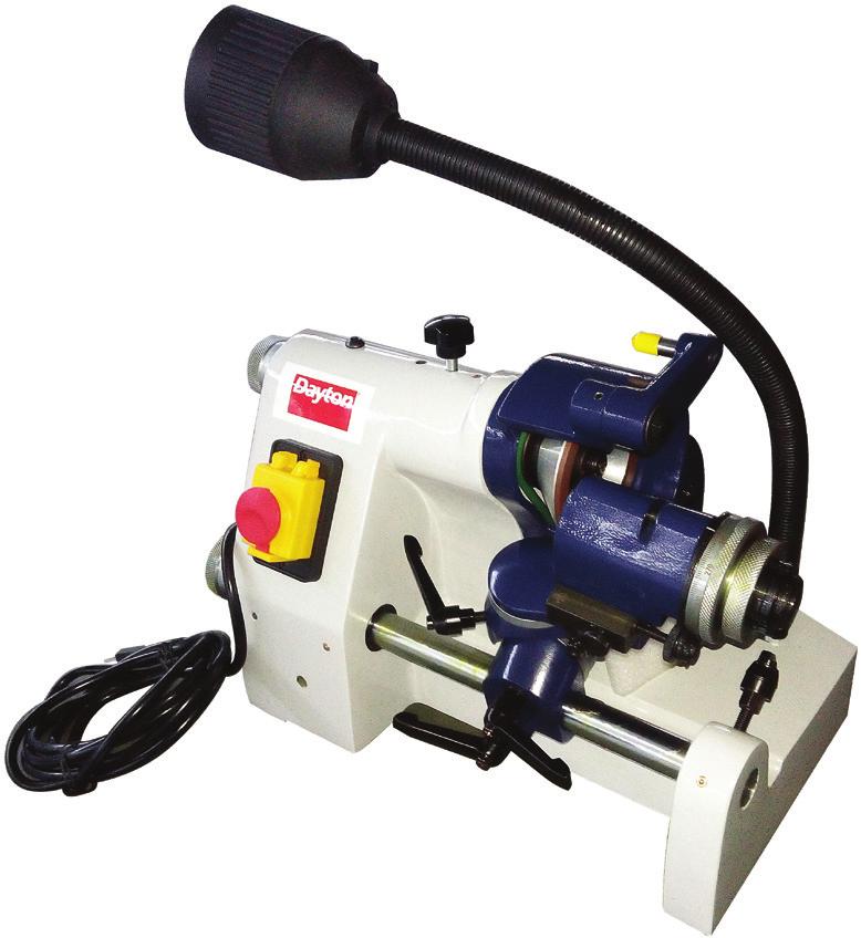 TOOL GRINDER Dayton s bench tool grinder is feature packed to form and grind tools, sharpen end mills and twist drills as well as dress up punches.