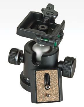 Pan heads employ a swivel and usually two hinged joints that allow the camera to pan left and right, move up and down, and adjust the position along the horizontal axis (Figure 11.10).