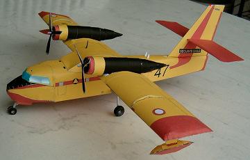 BOBS CARD MODELS www.bobscardmodels.com Canadair CL-215 (1:72) Canadair was a civil and military aircraft manufacturer in Canada.