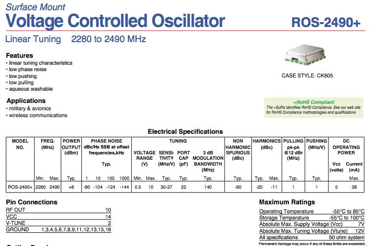 Voltage Control Oscillator (VCO) Mini