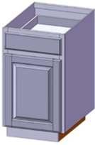 Loose Mullion On Vanity Cabinets Example: VB30 loose mullion. Loose mullion is made from 3/8 solid hardwood.