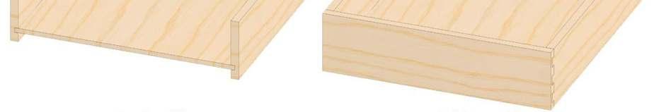 rawer box floors are built from 1/4" (5.2mm) material.