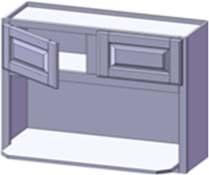 12" eep Microwave Cabinet-Shelf Single oor (1 nterior Shelf) 42" 45" 48" 21" MO2142-Shelf MO2145-Shelf MO2148-Shelf 24" MO2442-Shelf MO2445-Shelf MO2448-Shelf Maximum   o not install next to wall