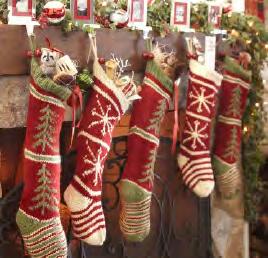 BY THE CHIMNEY WITH CARE With their vintage-inspired patterns and handwoven style,