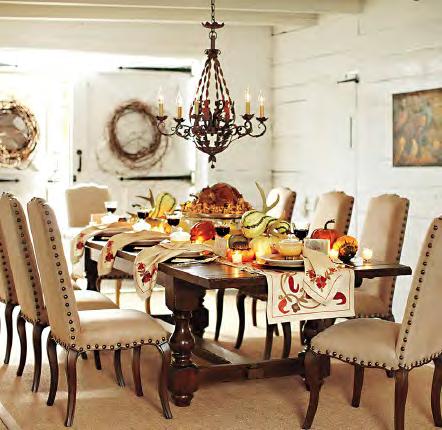 GATHER ROUND FOR THANKSGIVING Decorate the
