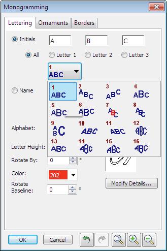 Other improvements 22 Click to open layout menu Select layout of your choice Note too: The Rotate Baseline field is now disabled when a
