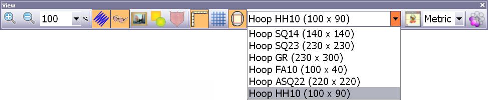 Other improvements 29 New hat hoop for MC12000 Support for a new hat hoop has been added for the MC12000 machine the HH10