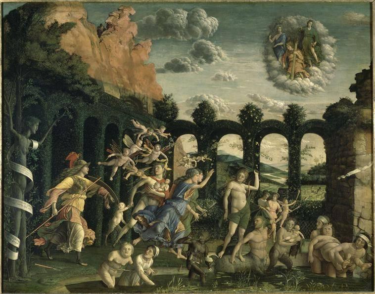 Andrea Mantegna, MINERVA EXPELLING THE VICES FROM THE GARDEN OF