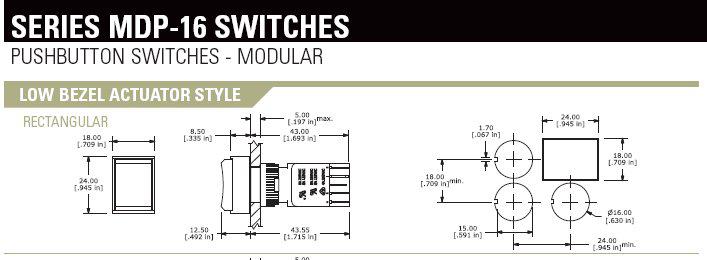 After picking a switch, we want to obtain the mechanical data, so we will be able to draw the switch in our CAD program.