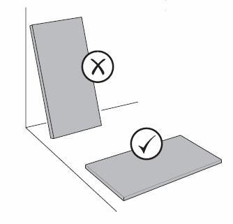 It is recommended that two people are required to carry the worktops & sink modules. Please observe the normal manual handling rules when lifting or moving.