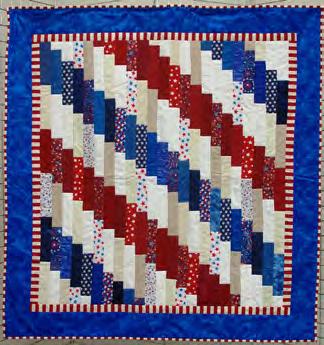 Crossroads Quilt-as-you-go Quilt or Pillow # Create quilt blocks by joining fabric strips together with batting at the same time.