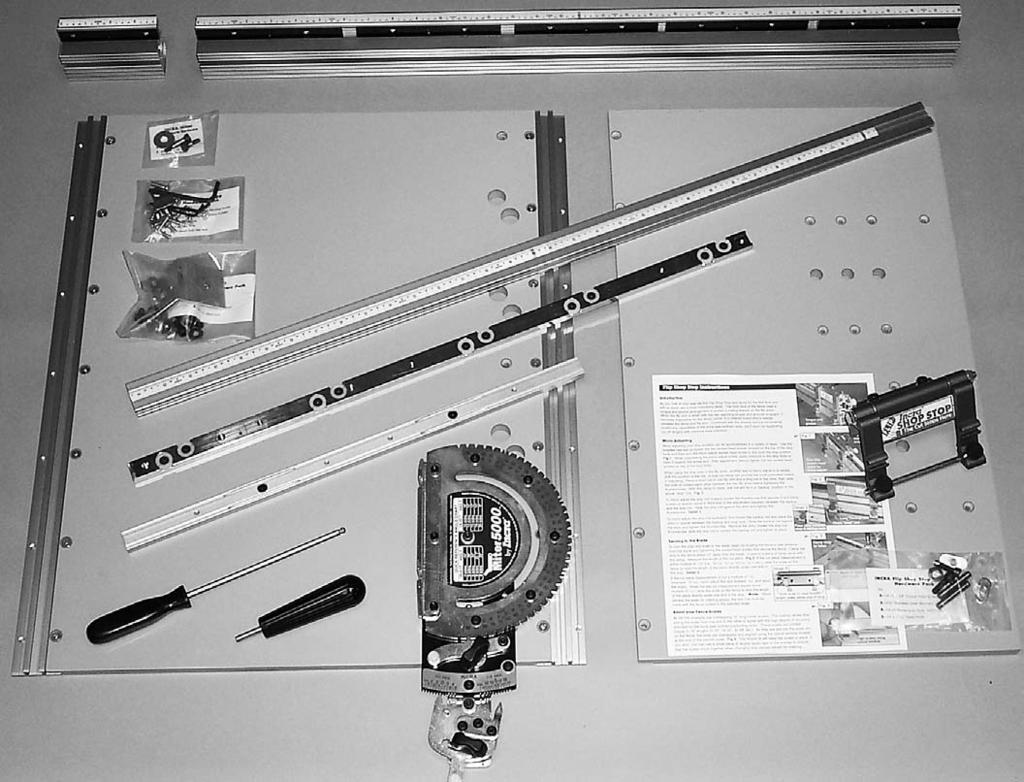 Parts List Note: If you have purchased the Miter3000 to Miter5000 Conversion Kit, begin with the instructions titled Converting Miter3000 Miter Gauge to Miter5000 Miter Sled on page 8, then continue