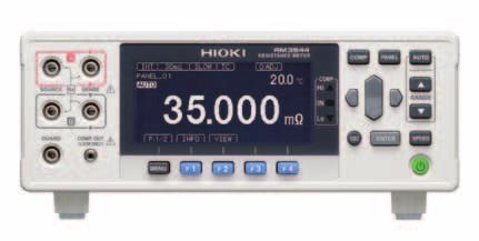 RESISTANCE METER, RESISTANCE METER Featuring super-high accuracy and multi-channel capabilities (20 channels with 4-terminal measurement) Basic accuracy : 0.006% No. of display digits: Max.